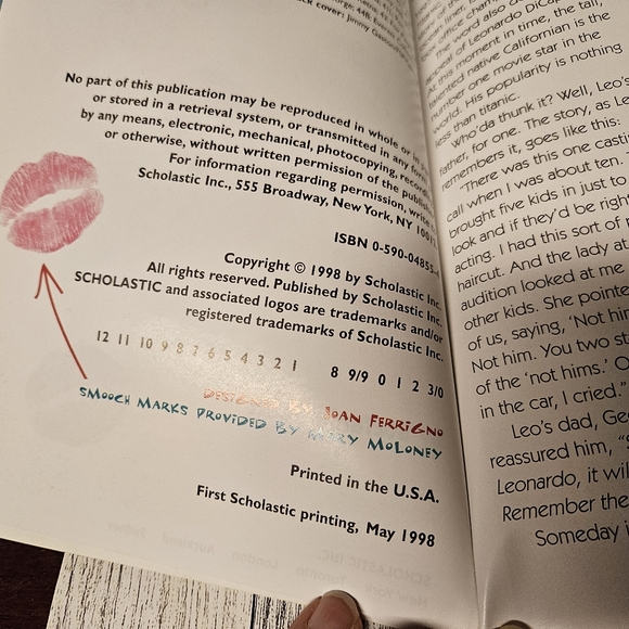 Leonardo DiCaprio Books | Set of 3 | Vintage | 90s | Collectible | - Picture 4 of 15